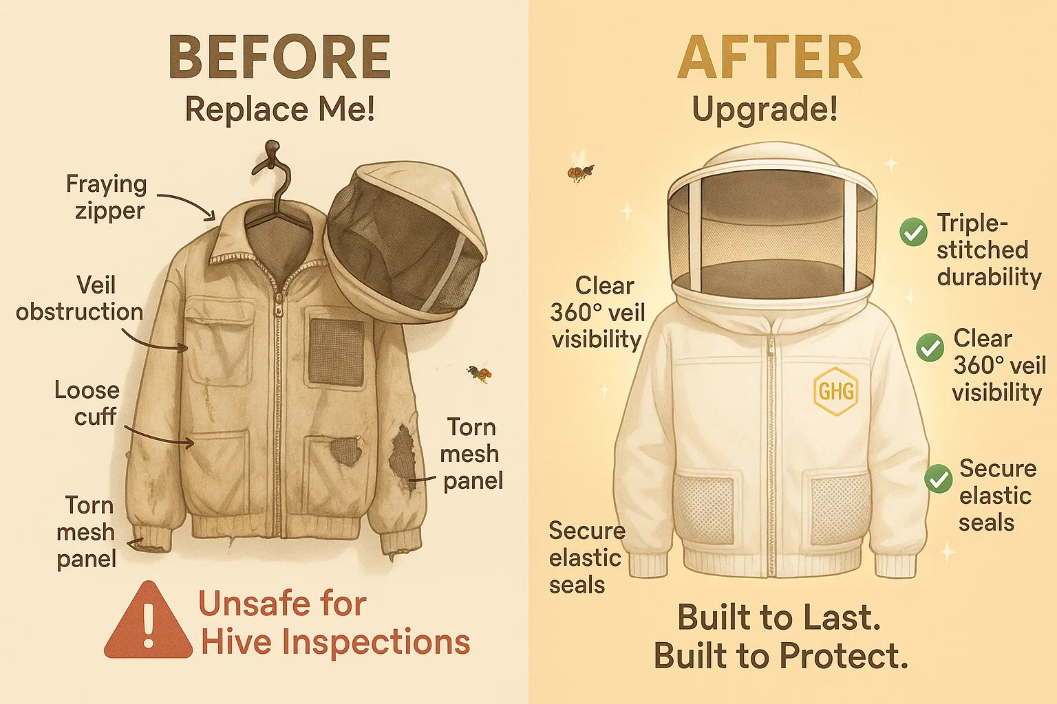 Replace Your Bee Jacket