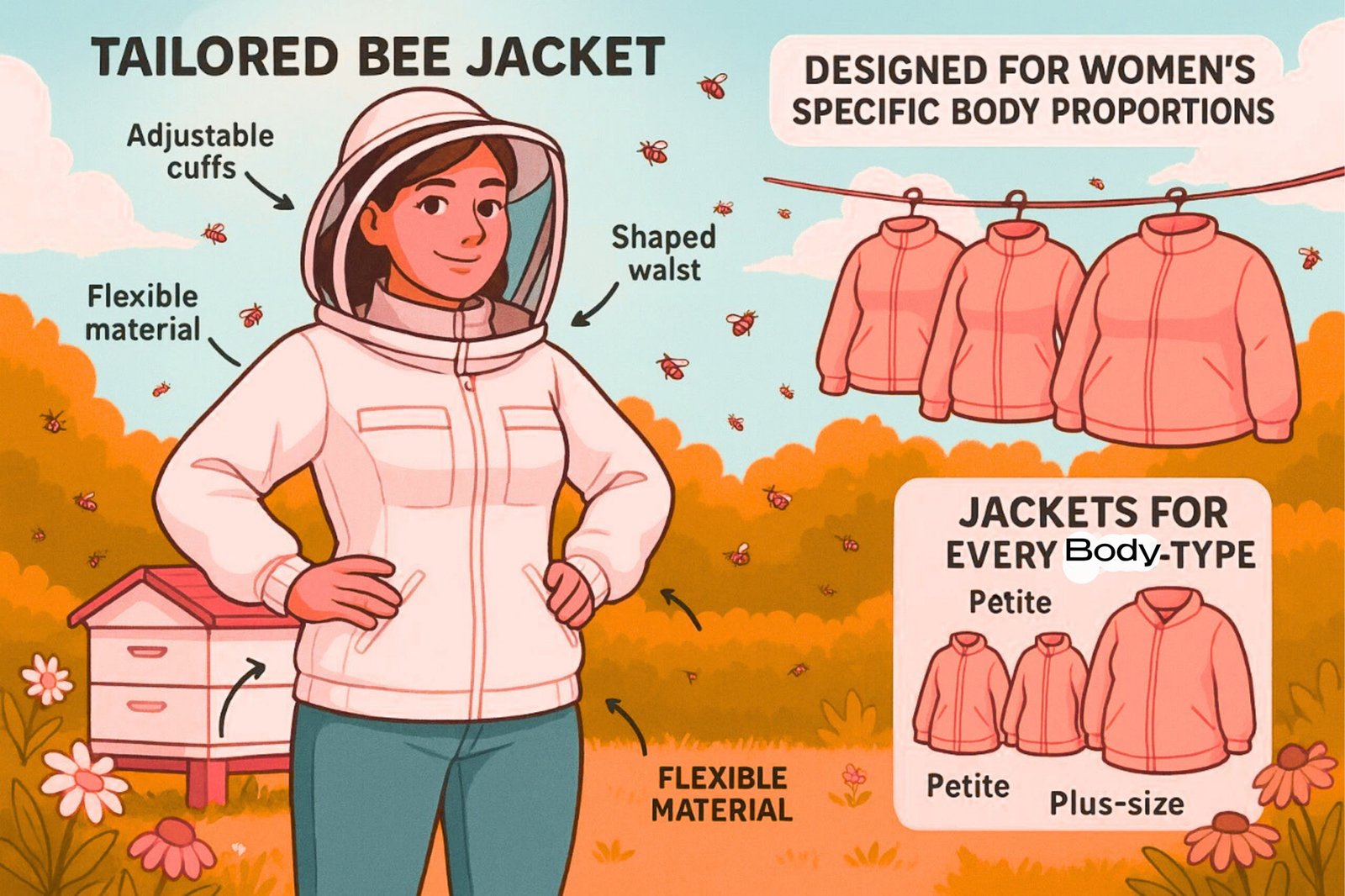 Unisex Bee Jackets