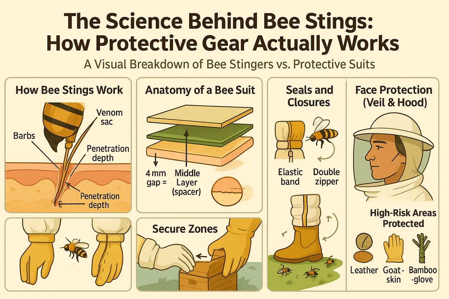 The Science Behind Bee Stings: How Protective Gear Actually Works