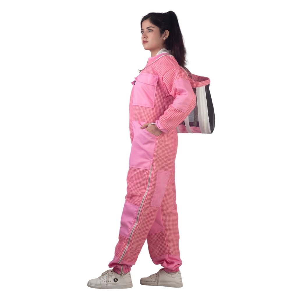 Petaluxe Pink Mesh Beekeeping Suit - Image 2