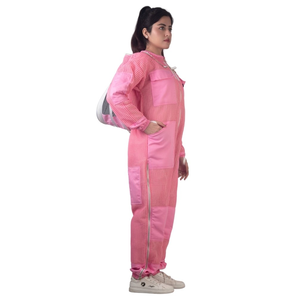 Petaluxe Pink Mesh Beekeeping Suit - Image 3