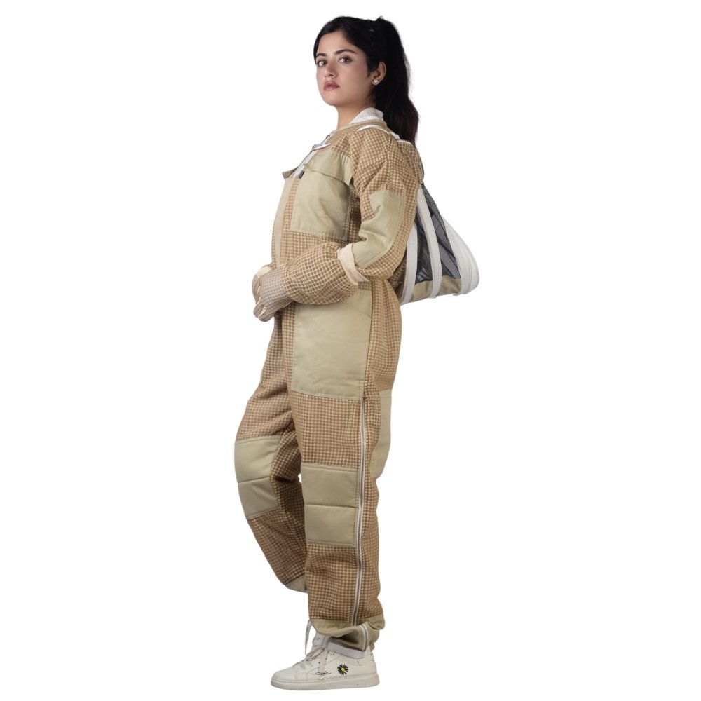 UltraBreeze beesuit for women side view with breathable ventilated fabric
