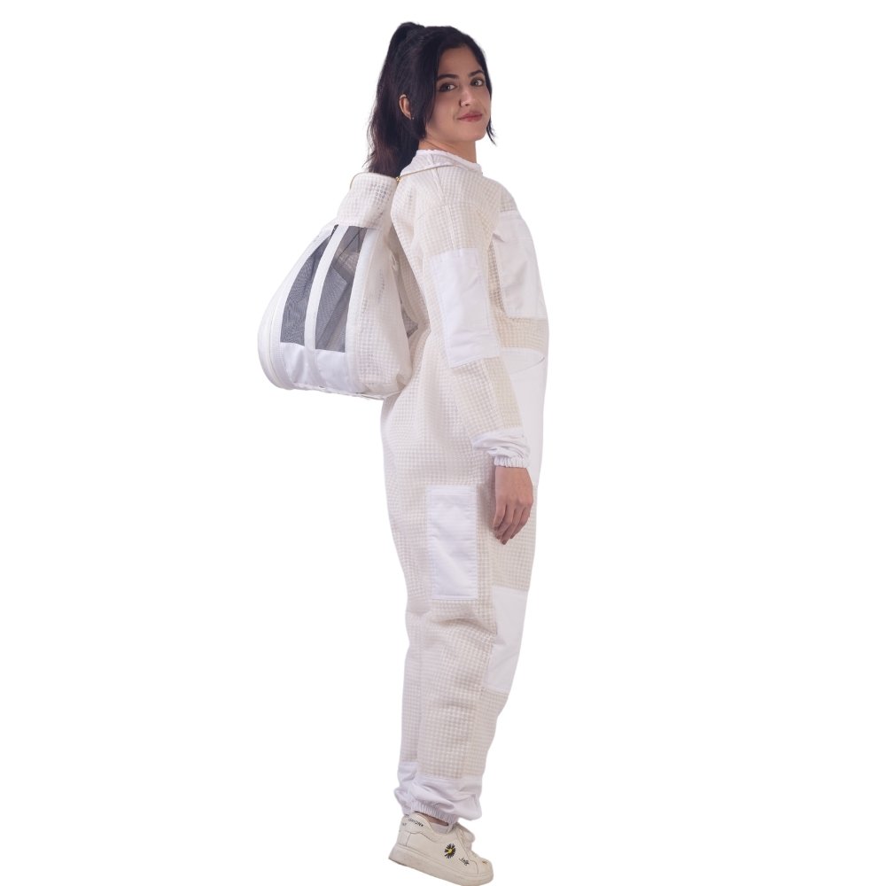 AeroShield White Beekeeping Suit - Image 3