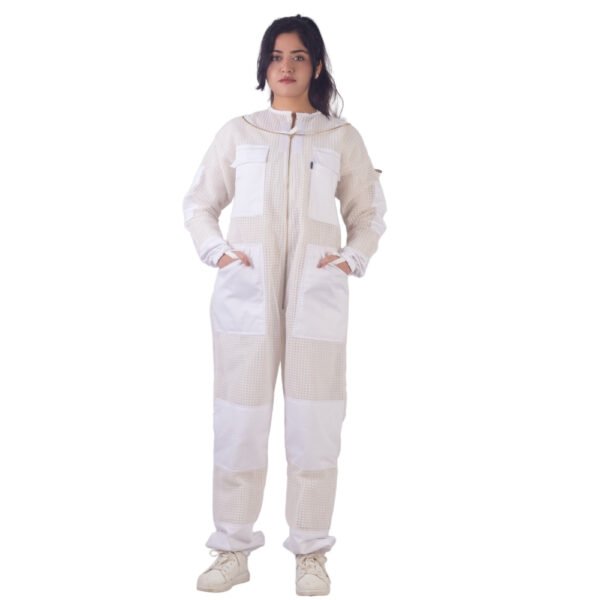 Unise 3 Layer Beesuit full body ventilated beekeeping suit for sting protection