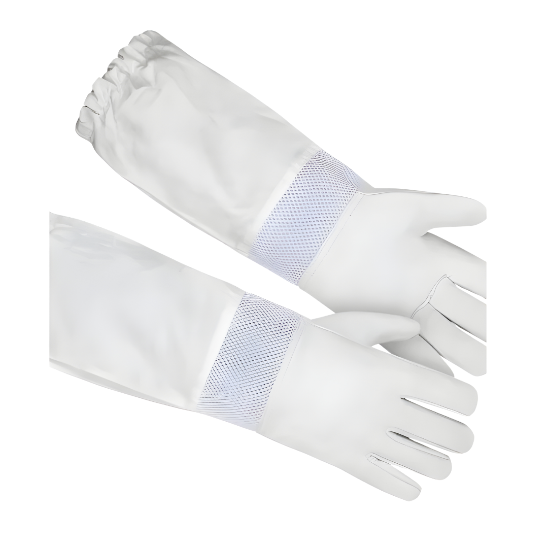 GoldenHive AirFlex™ Semi-Vented Beekeeping Gloves – Sting Proof Protective Grip Gloves