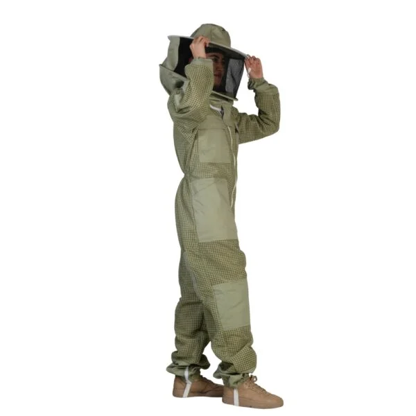 Golden Hive AirShield™ Ultra Vent 3-Layer Suit – Green Bee Protection System - Image 3