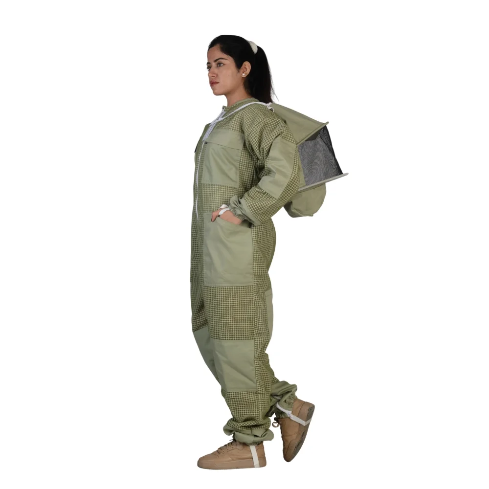 Golden Hive AirShield™ Ultra Vent 3-Layer Suit – Green Bee Protection System